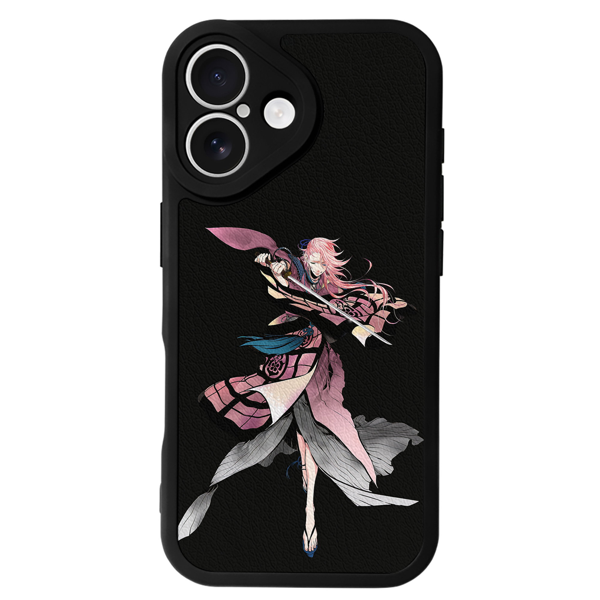 （画像用） 刀剣乱舞 Touken Ranbu 【iPhone 16シリーズ対応】シリコンスマホケース（レザー調） 材質：シリコン